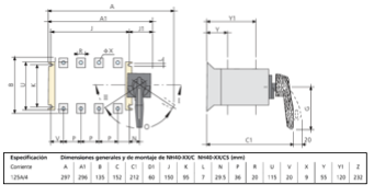Conmutador Modular CHINT NH40S-100/4CSWF 4P 100 A – Código 1704430125CH