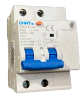 Interruptor Diferencial CHINT NB4LE-AFD 2P 25A 30 mA Tipo B con AFD y Curva B – Código 07120225CH