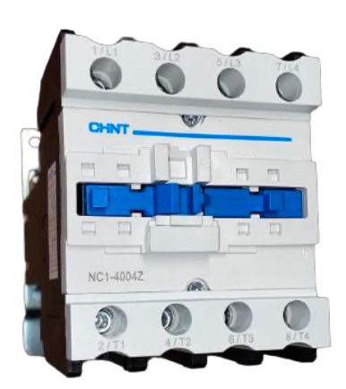 Contactor CHINT NC1-4004Z 4P 40A 18,5 kW Bobina 24 V DC – Código 03010409100CH