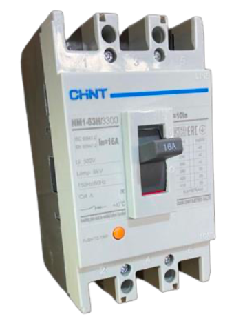 Interruptor Automático CHINT NM1-63H 3P 16A 35kA Fijo – Código 072141216CH