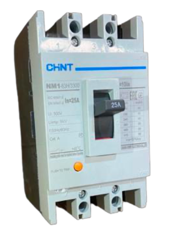 Interruptor Automático CHINT NM1-63H 3P 25A 35kA Fijo – Código 072141225CH