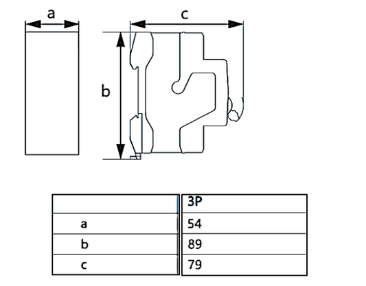 Interruptor Modular CHINT NBP-63R 4P 50A 15kA a Riel DIN – Código 07030450CH