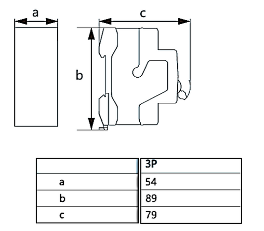 Interruptor Modular CHINT NBP-63R 4P 63A 15kA a Riel DIN – Código 07030463CH