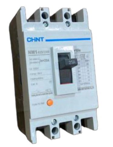 Interruptor Automático MCCB CHINT NM1-63S 3P 25A 15kA Fijo – Código 072131225CH