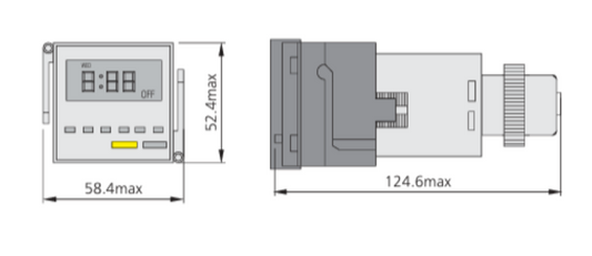Interruptor Horario Digital Semanal CHINT KG10M 16 Programas 1NA/1NC – Código 271204CH