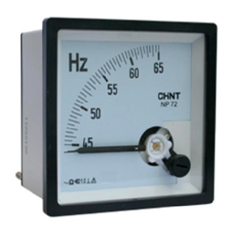Frecuencímetro Analógico CHINT NP96-HZ-380V 45-55 Hz 220 V AC – Código 27023380CH