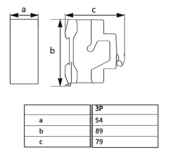 Interruptor Termomagnético CHINT NBP-63R 3P 50 A 15 kA – Código 07030350CH