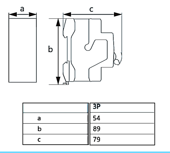 Interruptor Termomagnético CHINT NBP-63R 3P 63 A 15 kA – Código 07030363CH