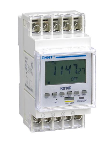 Interruptor Horario Digital Semanal CHINT KG10D-1Z 16 Programas 1NA/1NC – Código 271203CH