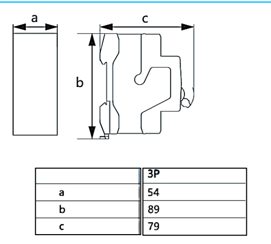 Interruptor Termomagnético CHINT NBP-63R 3P 25 A 15 kA – Código 07030325CH