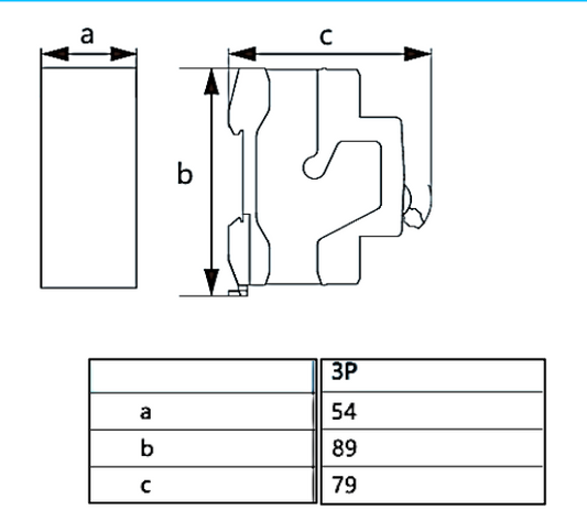 Interruptor Termomagnético CHINT NBP-63R 3P 32 A 15 kA – Código 07030332CH