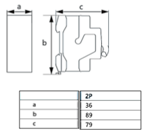 Interruptor Automático CHINT NBP-63R 2P 2A Curva C 15kA IEC60947 – Código 07030202CH