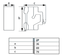 Interruptor Automático CHINT NBP-63R 2P 63A Curva C 15kA IEC60947 – Código 07030263CH