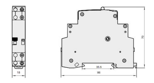 Relé Biestable CHINT NJMC1-16-1P 24Vdc 16A 1NA/1NC – Código 05047011CH