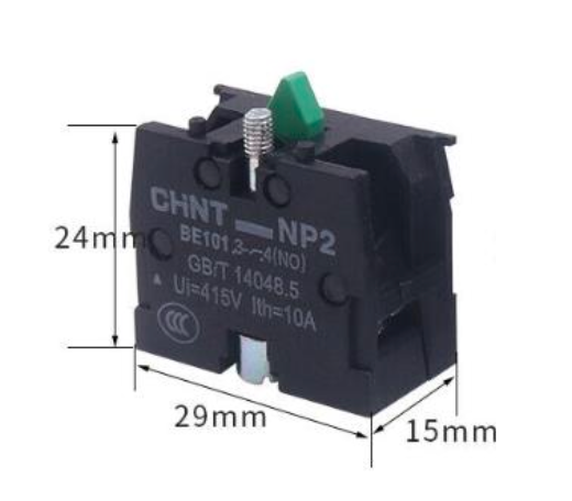 Bloque de Contacto Auxiliar CHINT NP2-BE101 1NA – Código 2505001CH