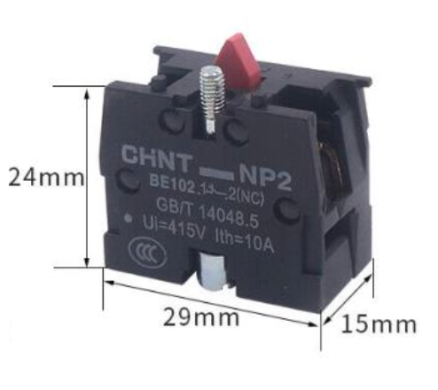 Bloque de Contacto Auxiliar CHINT NP2-BE102 1NC – Código 2505010CH