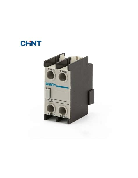 Contacto Auxiliar Frontal CHINT F4-20 – 2NA para contactores NC1 y NC2