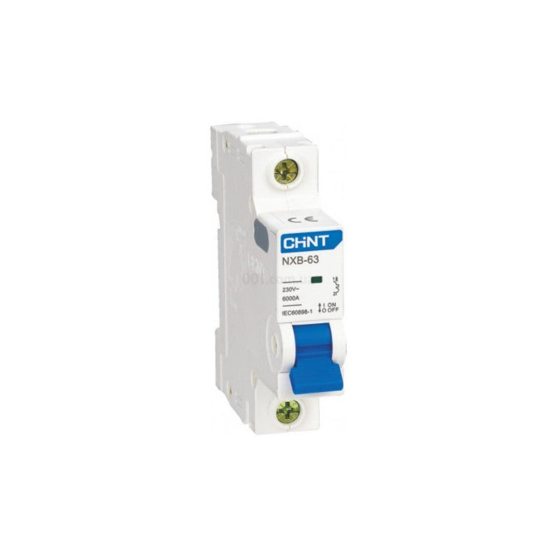Interruptor Automático CHINT NXB-63 1P 20A 6kA Curva C con Certificación SEC – Código 070101020CH