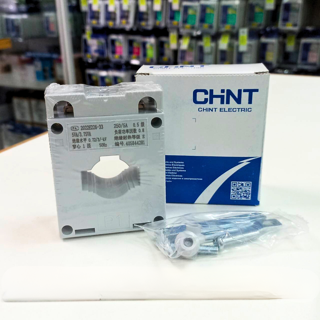 Transformador de Corriente CHINT BH‑0.66 40I 250/5 A Clase 0.5 – Código 2901025CH