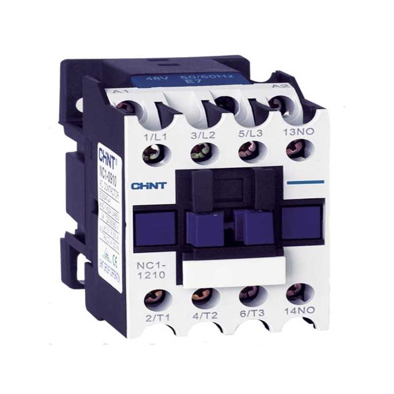 Contactor NC1, 9A, 3P más 1NA, 4KW (AC3/380V) control 24 Vac 03010098110CH