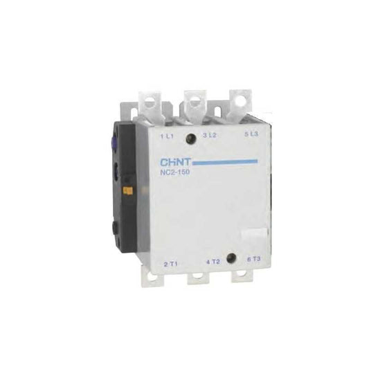 Contactor CHINT NC2-150 – 150 A, 3 polos (3P), 75 kW (AC-3/380 V), bobina 220 V AC