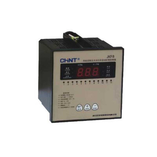 Controlador de Factor de Potencia CHINT JKF8‑6 6 pasos 400 V – Código 150406CH