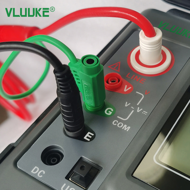 Arriendo Probador Digital de Resistencia de Aislamiento de Alta Tensión VLUUKE KD2677E (Megóhmetro 5 kV)