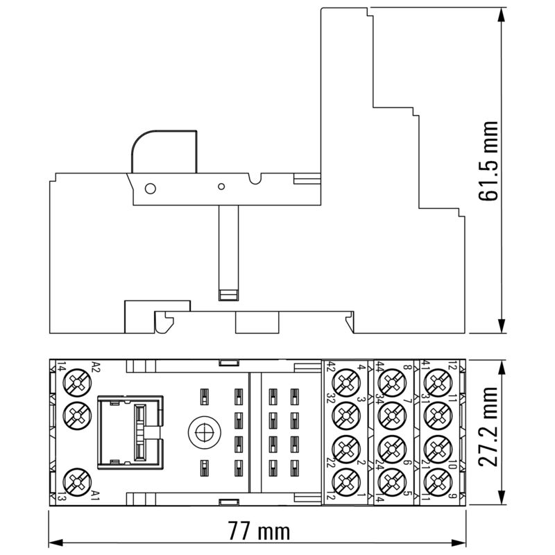 BASE PORTA RELE SCM-I 4CO 6A - 8869420000