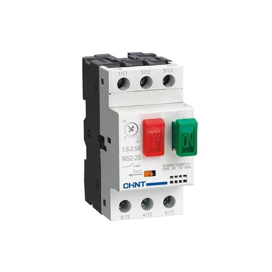 Guardamotor CHINT NS2‑25X 0,63‑1 A 100 kA – Código 09031010CH