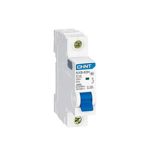 Interruptor Termomagnético CHINT NXB‑63H 1 P 16 A 10 kA Curva B con Certificación SEC – Código 07035116CH