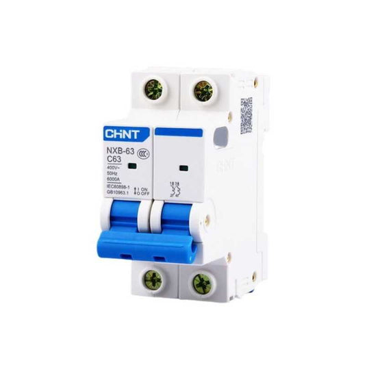 Interruptor Automático CHINT NXB-63 2P 3A 6kA Curva C – Código 070102003CH
