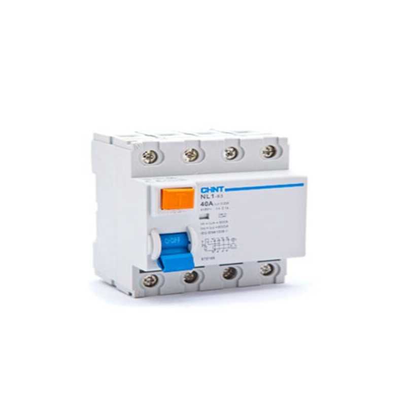 Interruptor Diferencial CHINT NL1 4P 40A 300mA Tipo A – Código 070244030CH