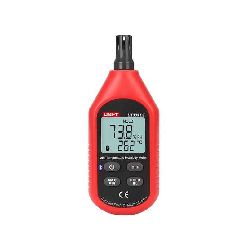Medidor de Temperatura y Humedad con Bluetooth – UT333BT - 2715041UT