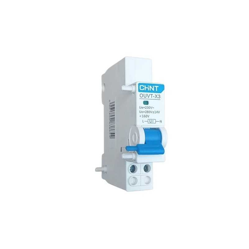 Relé de Sobretensión/Subtensión CHINT OUVT‑X3 para Interruptor NXB‑125 – Código 070500505CH
