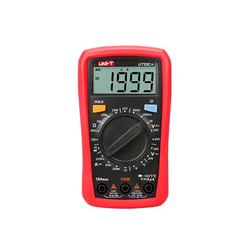 Tester digital, 15 funciones, 600V – UT-33A+ 2715015UT