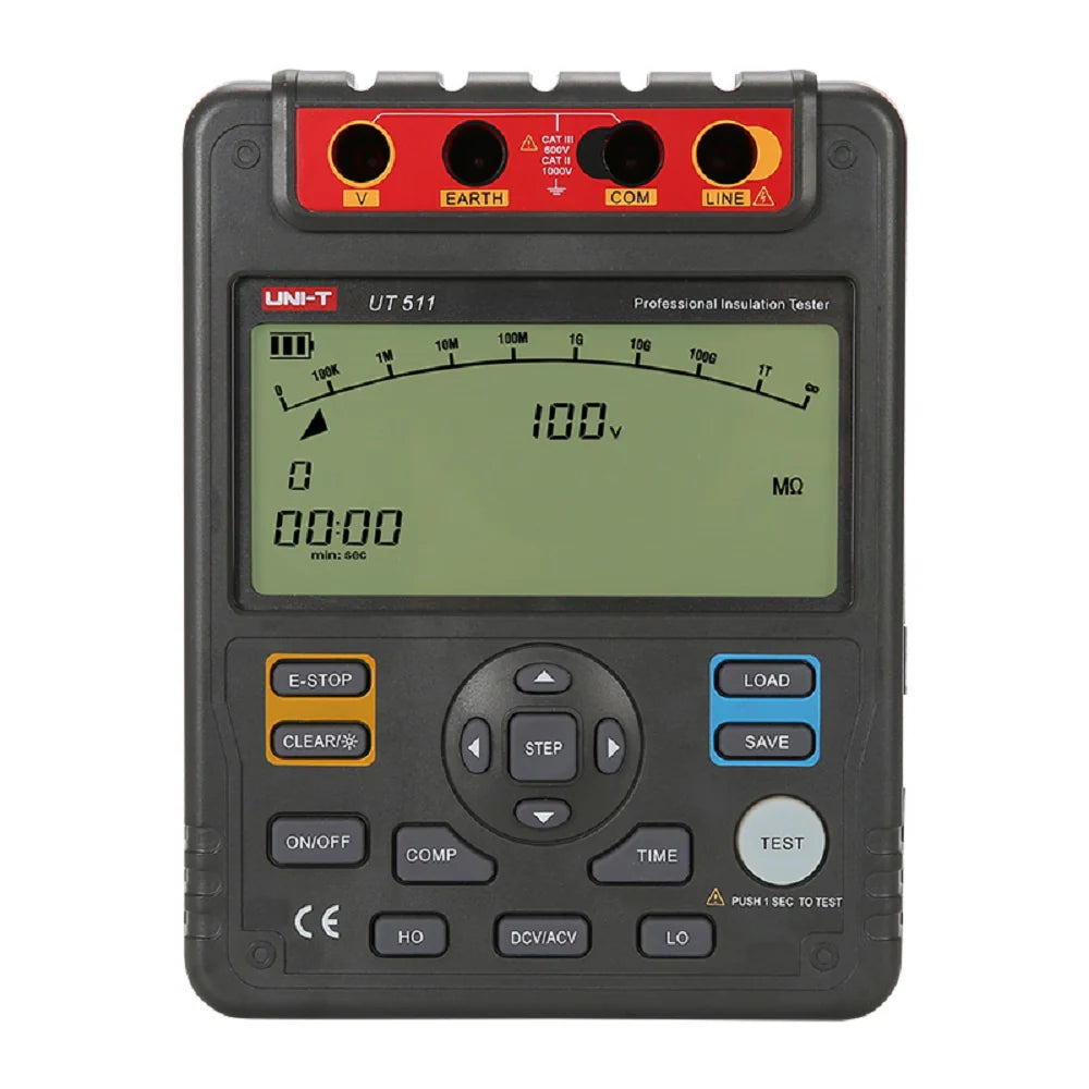 Medidor de resistencia de aislamiento digital UNI‑T UT511 / UT‑511 – Código 2715014UT