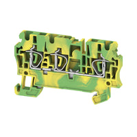 BORNE TIERRA CONEXION DIRECTA ZPE 2.5/3AN 2.5MM VERDE/AMR - 1608650000