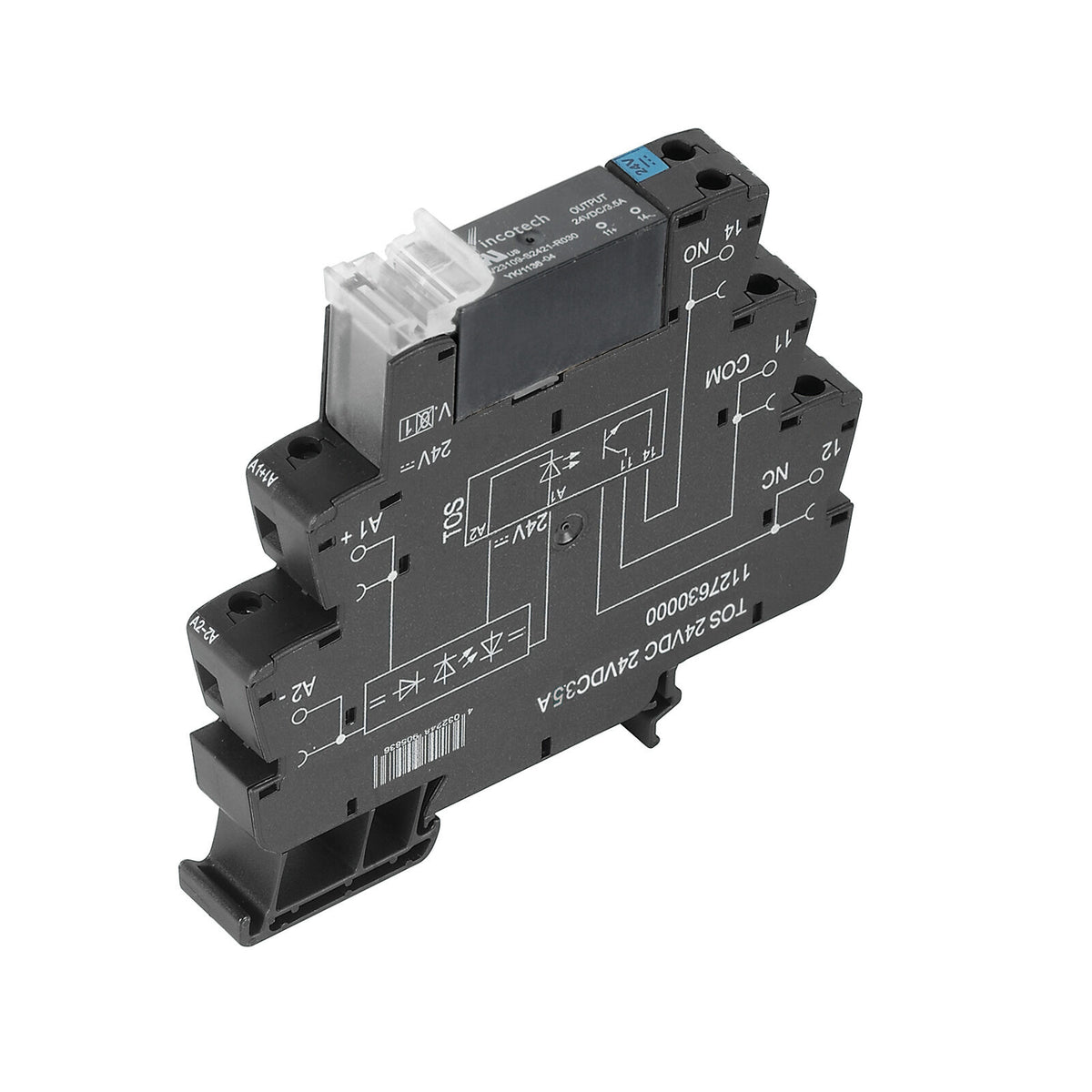 RELE CON BASE ESTADO SOLIDO TOS 24VDC 24VDC 5A  - 1990960000