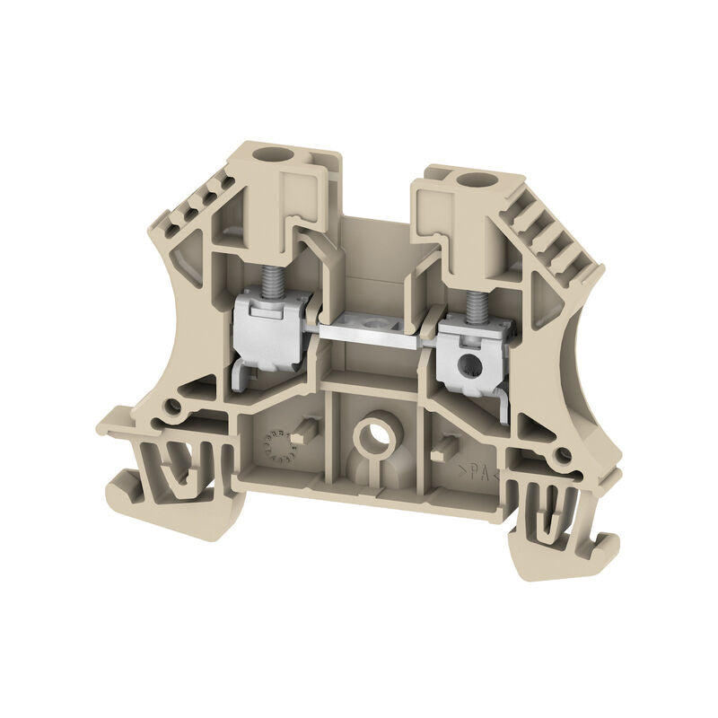 BORNE CONEXION POR TORNILLO WDU 4MM BEIGE - 1020100000