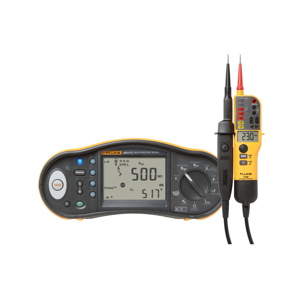 Arriendo Comprobador Multifunción de Instalaciones Fluke 1664 FC (Fluke Connect®)