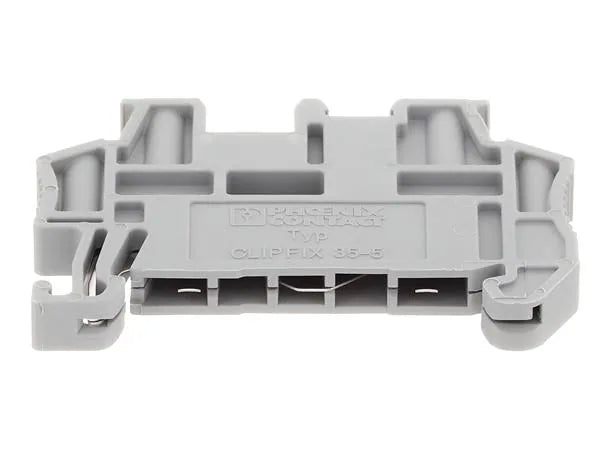 Soporte final de montaje rápido CLIPFIX 35-5 – para carril DIN NS 35/7,5 y NS 35/15, color gris