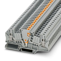 Borne interruptor para circuito de medida UTME 6 – 6 mm², 500 V, 30 A, conexión por tornillo, color gris