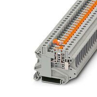 Borne interrumpible por cuchilla UT 4-MT – 4 mm², 500 V, 20 A, conexión por tornillo, color gris