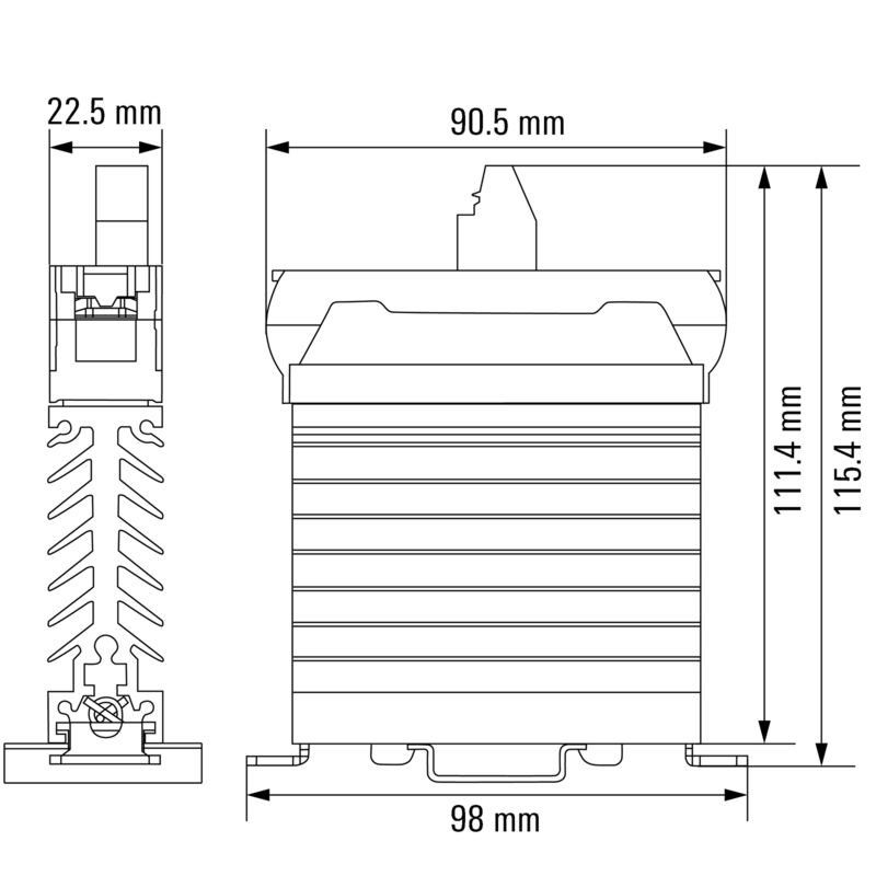 PSSR 24VDC/1PH AC 22A I - 2531050000