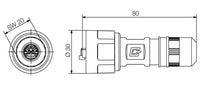 IE-PS-V01P-RJ45-FH - 1012490000