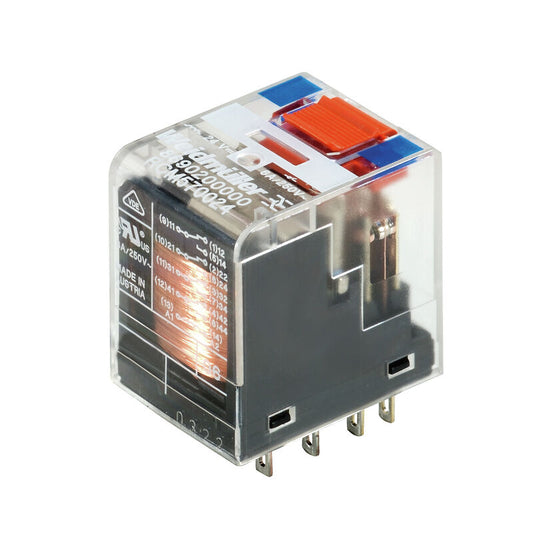 RELE RCM570024 4 CONTACTOS 24V DC 6A PULSADOR SI - 8690200000