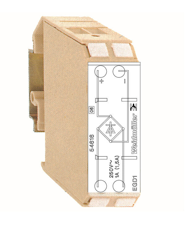 RECTIFICADOR EGD2 EG2 5..240VAC/1A - 546260000