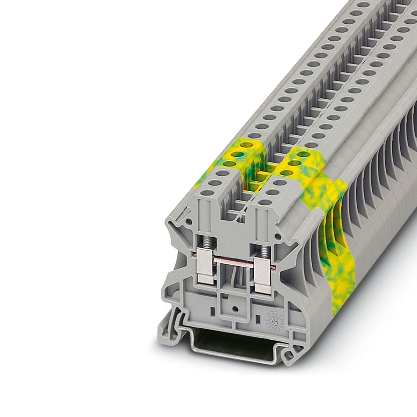 Borne de paso UT 4 – Conexión por tornillo, 32 A, 1000 V, 4 mm² - 3044102