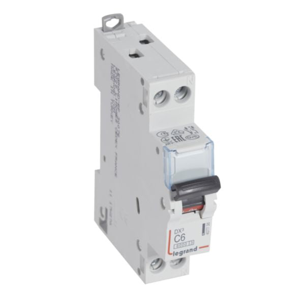 Interruptor Magnetotérmico DX3 6000 Curva C 10KA Unipolar + Neutro 40774204 Legrand