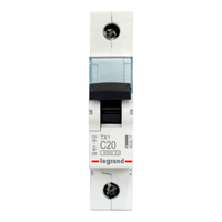 403577 Interruptor Automático Tx3 1x20a 6ka C 230/400v Legrand